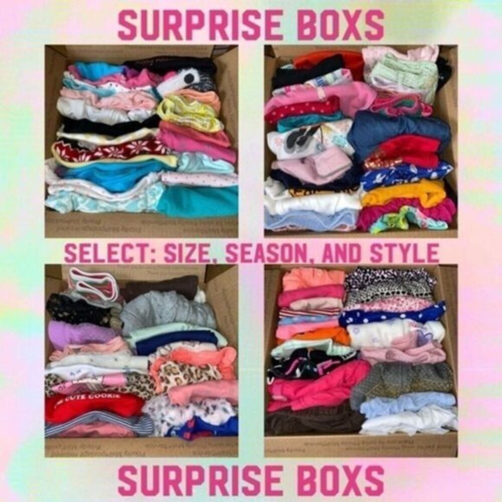 🎉 $49 Surprise Baby Girls Clothing Box 🎉